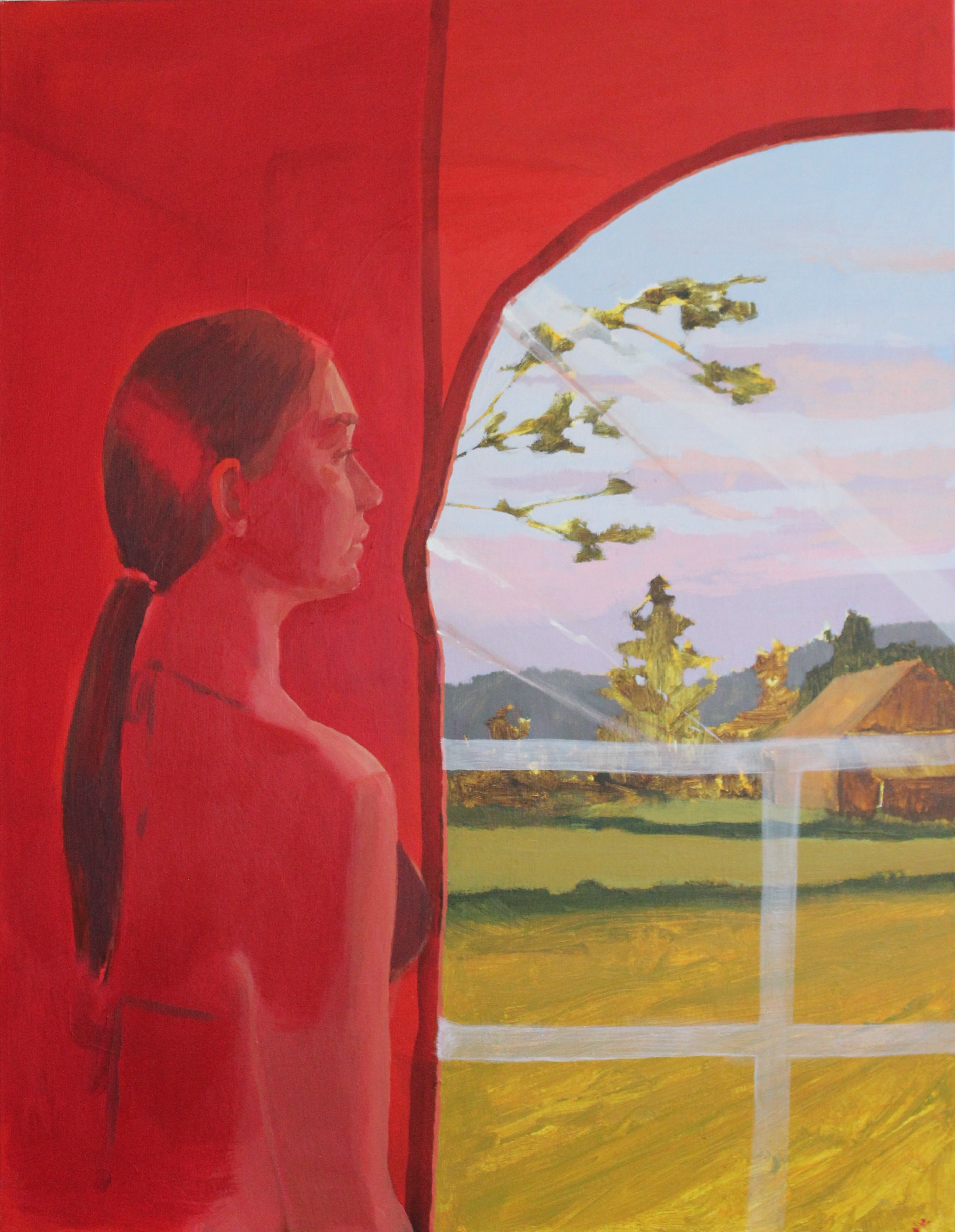 akryl na plátne, 70x90cm, 2024